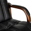 Кресло руководителя Бюрократ T-9932Walnut (Экокожа, черный)