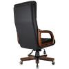 Кресло руководителя Бюрократ T-9932Walnut (Экокожа, черный)