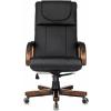 Кресло руководителя Бюрократ T-9933Walnut (Экокожа, черный)