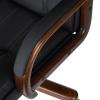 Кресло руководителя Бюрократ T-9932Walnut кожа (черный)