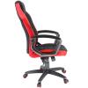 Игровое кресло Everprof Стелс Т (Stels T) (Ткань, черный/красный)