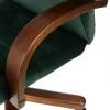 Кресло руководителя Бюрократ T-9928WALNUT Fabric (Ткань, зеленый)