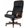 Кресло руководителя Бюрократ T-9933Walnut (Экокожа, черный)
