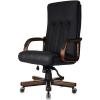 Кресло руководителя Бюрократ T-9932Walnut кожа (черный)