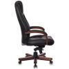 Кресло руководителя Бюрократ T-9923WALNUT (Кожа, черный)