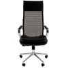 Кресло руководителя CHAIRMAN 700 (Сетка/экокожа, черный)