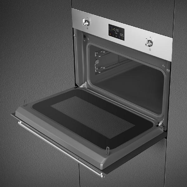 Духовой шкаф с функцией СВЧ Smeg SO4302M1X
