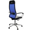 Кресло ErgoLife Comfort (Сетка синяя / Экокожа черная 4AD.16.1.543)