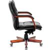 Кресло руководителя Бюрократ T-9927 Walnut-Low (Черный)