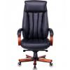 Кресло руководителя Бюрократ T-9922WALNUT (Кожа, черный)