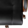 Кресло руководителя Бюрократ T-9933Walnut (Экокожа, черный)