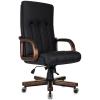 Кресло руководителя Бюрократ T-9932Walnut кожа (черный)