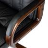 Кресло руководителя Бюрократ T-9932Walnut (Экокожа, черный)