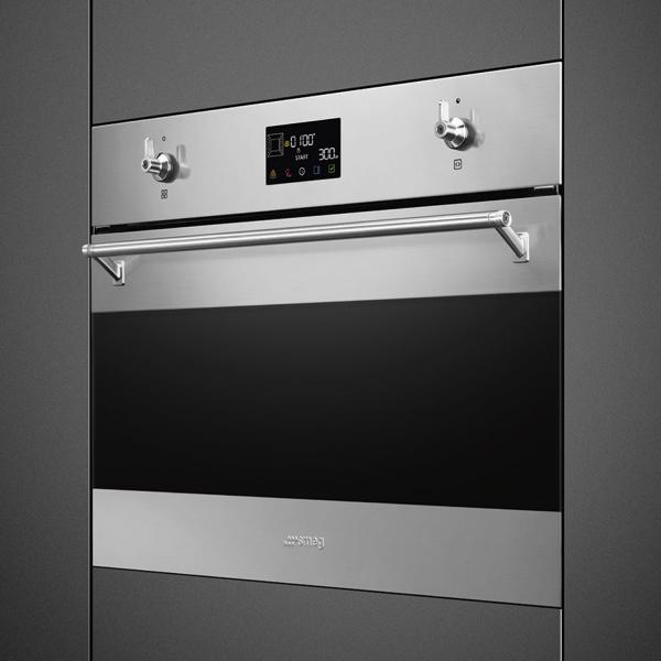 Духовой шкаф с функцией СВЧ Smeg SO4302M1X
