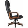 Кресло руководителя Бюрократ T-9933Walnut (Экокожа, черный)
