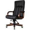 Кресло руководителя Бюрократ T-9932Walnut (Экокожа, черный)
