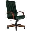 Кресло руководителя Бюрократ T-9928WALNUT Fabric (Ткань, зеленый)