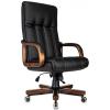 Кресло руководителя Бюрократ T-9932Walnut (Экокожа, черный)