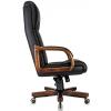 Кресло руководителя Бюрократ T-9932Walnut (Экокожа, черный)