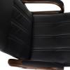 Кресло руководителя Бюрократ T-9932Walnut кожа (черный)