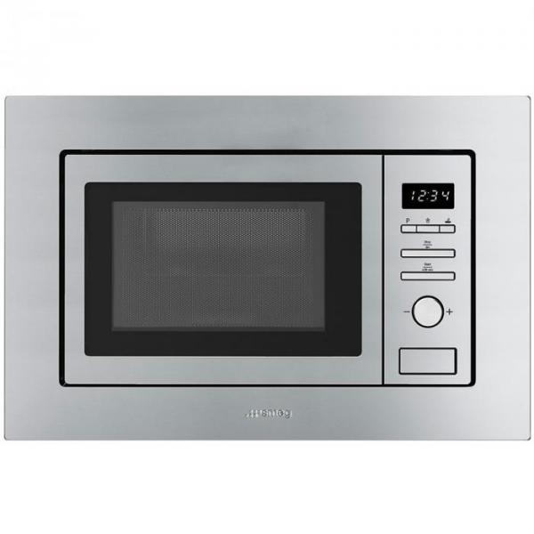 Встраиваемая микроволновая печь с грилем Smeg FMI020X