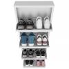 Обувница Практик ОМ-4 белая