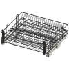 Корзина-сушка (база 800) LOFT (Черная) + направляющие GTV с доводчиком