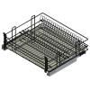 Корзина-сушка (база 800) LOFT (Черная) + направляющие GTV с доводчиком