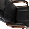 Кресло руководителя Бюрократ T-9933Walnut (Экокожа, черный)
