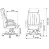 Кресло руководителя Бюрократ T-9922WALNUT