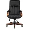 Кресло руководителя Бюрократ T-9932Walnut (Экокожа, черный)