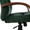 Кресло руководителя Бюрократ T-9928WALNUT Fabric (Ткань, зеленый)